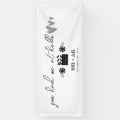 Filmnoir - Welkomstvinylbanner Spandoek (Verticaal)