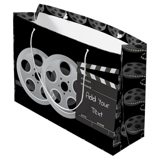 Filmpaling, Clapperboard Large Clapperboard Bag Groot Cadeauzakje (Achterkant Gekanteld)