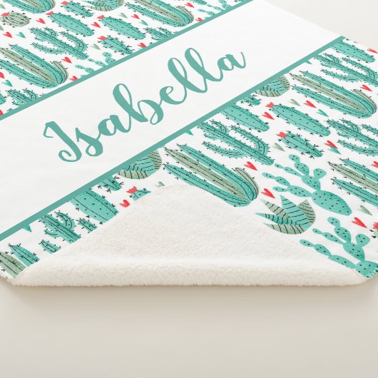 Filmpatroon van witte tonijn sherpa deken (3/4)