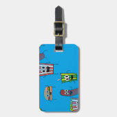 filmpopcorn bagagelabel (Voorkant verticaal)