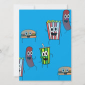 filmpopcorn-uitnodiging kaart (Voorkant)