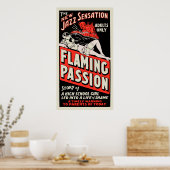  filmPoster - "Flaming Passion" Poster (Keuken)