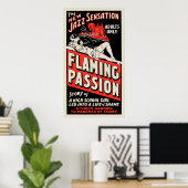  filmPoster - "Flaming Passion" Poster (Thuiskantoor)