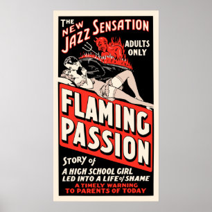 filmPoster - "Flaming Passion" Poster