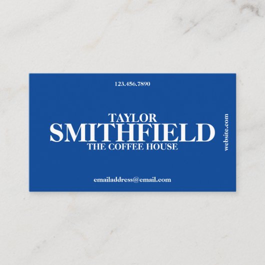  filmPoster geïnspireerd Visitekaartje (Voorkant)