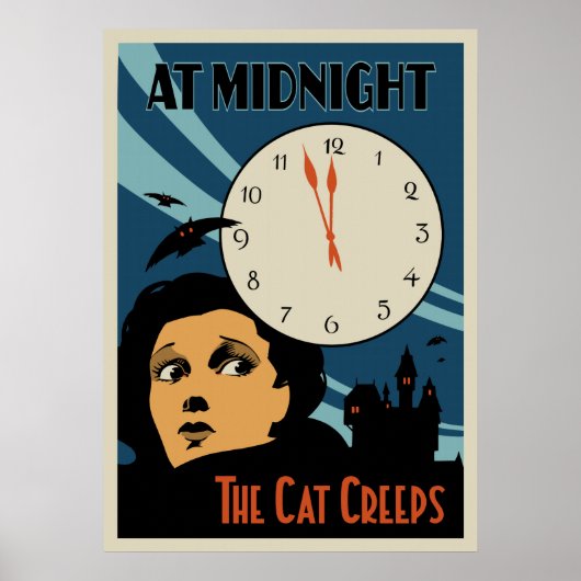 filmposter "The Cat Creeps" Poster (Voorkant)