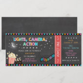 Filmprijs voor de avond van de nacht kaart (Voorkant / Achterkant)