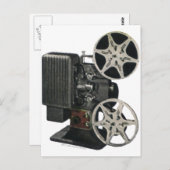 Filmprojector 1947 briefkaart (Voorkant / Achterkant)