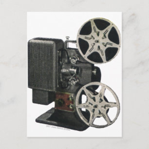 Filmprojector 1947 briefkaart