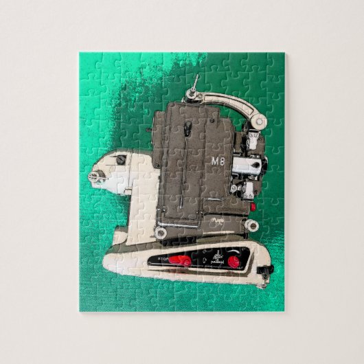  filmprojector legpuzzel (Verticaal)