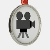 Filmprojector Metalen Ornament (Rechts)