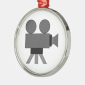 Filmprojector Metalen Ornament (Links)