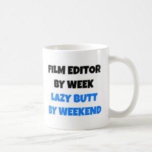 Filmredacteur van Week Lazy Butt by Weekend Koffiemok