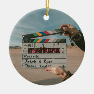 Filmregisseur filmfilmcamera keramisch ornament