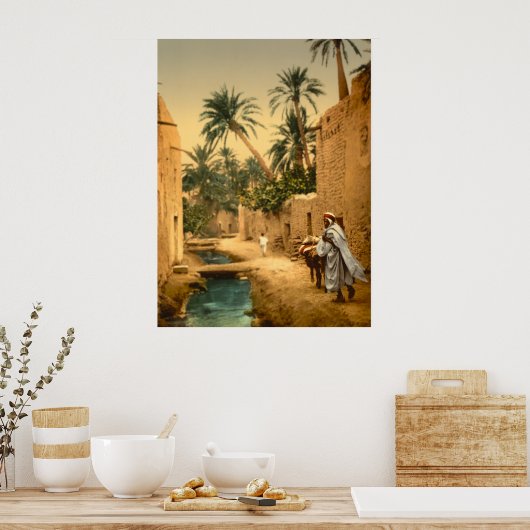 Filmrennen van het Poster Biskra Algerije (Keuken)