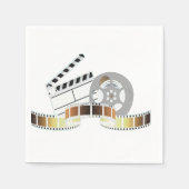 Filmrol en Clapperboard Papieren servetten (Voorkant)