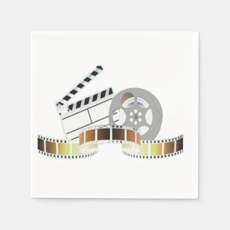 Filmrol en Clapperboard Papieren servetten