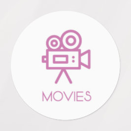 Films/cinema Planner Stickers/Organisator Labels