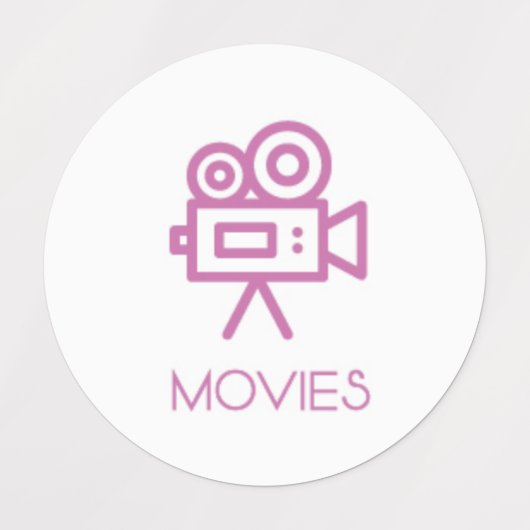 Films/cinema Planner Stickers/Organisator Labels (Design 1)