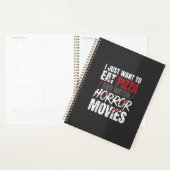 Films d'horreur Pizza Halloween Design_1 (Devant avec enveloppe)