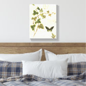 Films en botervliegen canvas afdruk (Insitu (Slaapkamer))