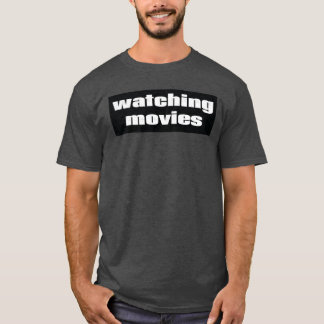 Films kijken vriend t-shirt