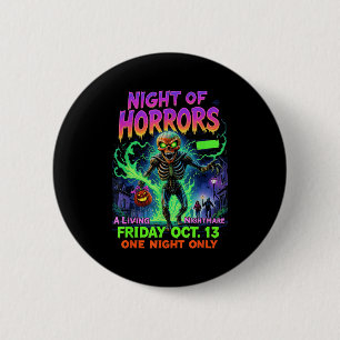 Films Personages Scary Movie Night Horrors 90s Ha Ronde Button 5,7 Cm