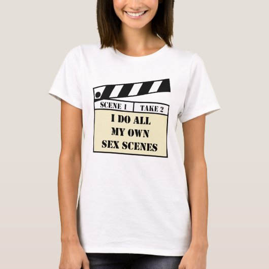 Filmscène wit t-shirt (Voorkant)