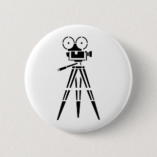 filmset camera ronde button 5,7 cm