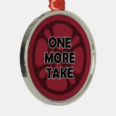 Filmspoeling "Een nieuwe stap" Metalen Ornament (Rechts)