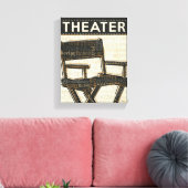  filmstoel canvas afdruk (Insitu (Woonkamer))