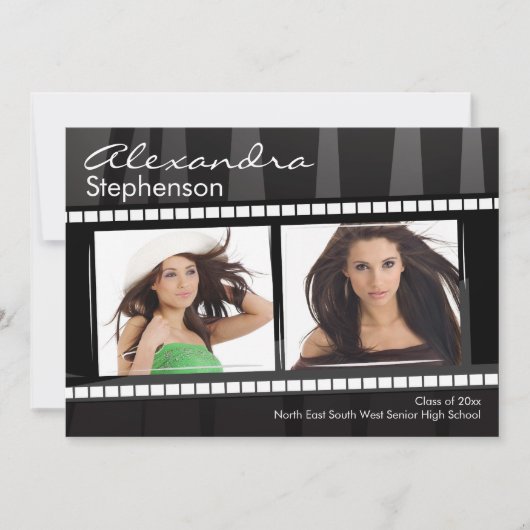 Filmstrip Afstuderen 2-Foto Kaart (Voorkant)