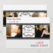 Filmstrip Enregistrer la carte Date (Devant / Derrière)