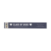 Filmstrip Fotocollage Afstuderen Adres | Blauw (Individueel)