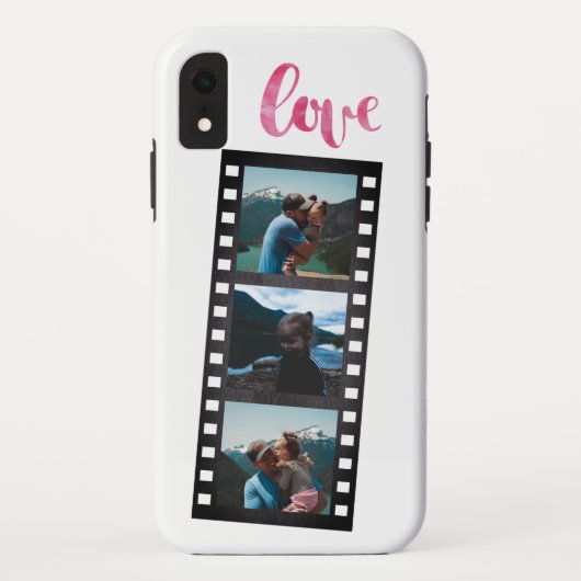 Filmstrip fotocollage Case-Mate iPhone case (Achterkant)