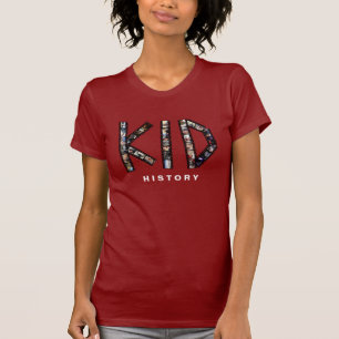 Filmstrip geschiedenis kind t-shirt