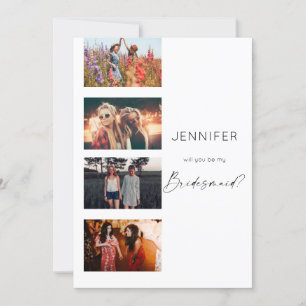 Filmstrip Mijn Bridesmaid Multi Photo Kaart