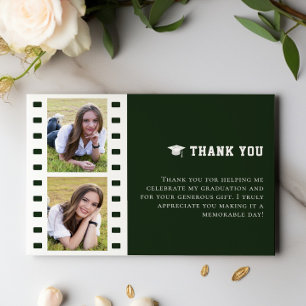 Filmstrip Photo Collage Graduation Green Merci