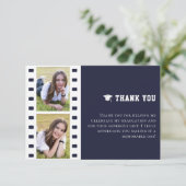 Filmstrip Photo Collage Graduation Merci bleu (Debout devant)