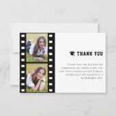 Filmstrip Photo Collage Merci de graduation (Devant)