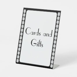 Filmstrip Reclamebord Met Voetstuk