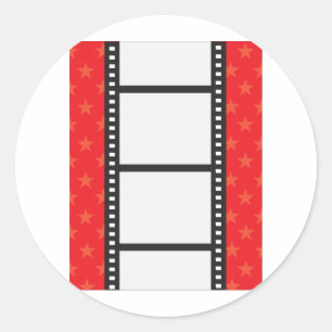 Filmstrip Ronde Sticker