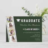 Filmstrip Vier Fotocollage Open Huis | Green Kaart (Staand voorkant)