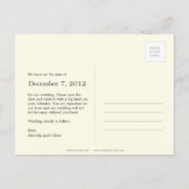 Filmstripfoto Bewaar de datum Aankondigingskaart (Achterkant)