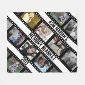 Filmstrips Fotoframes Fleece Blanket (Voorkant (Horizontaal))