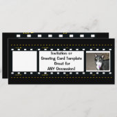 Filmstrook-Aanpassen Gratis Kaart (Voorkant / Achterkant)