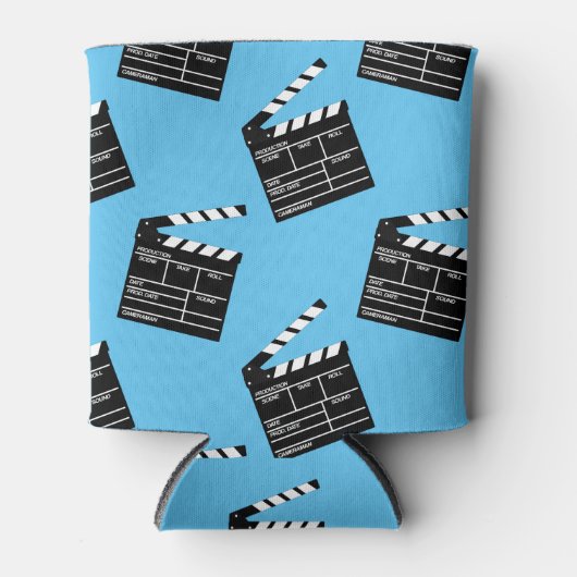 Filmstudio Clapperboard Patterned Blikjeskoeler (Voorkant)