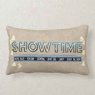 Filmtheater Showtime Pillow - Blue Accent Kussen