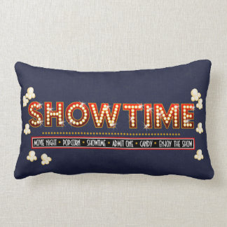 Filmtheater Showtime Pillow - Navy background Kussen