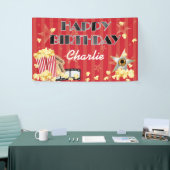 Filmtheater Theme Birthday Banner (Beurs)